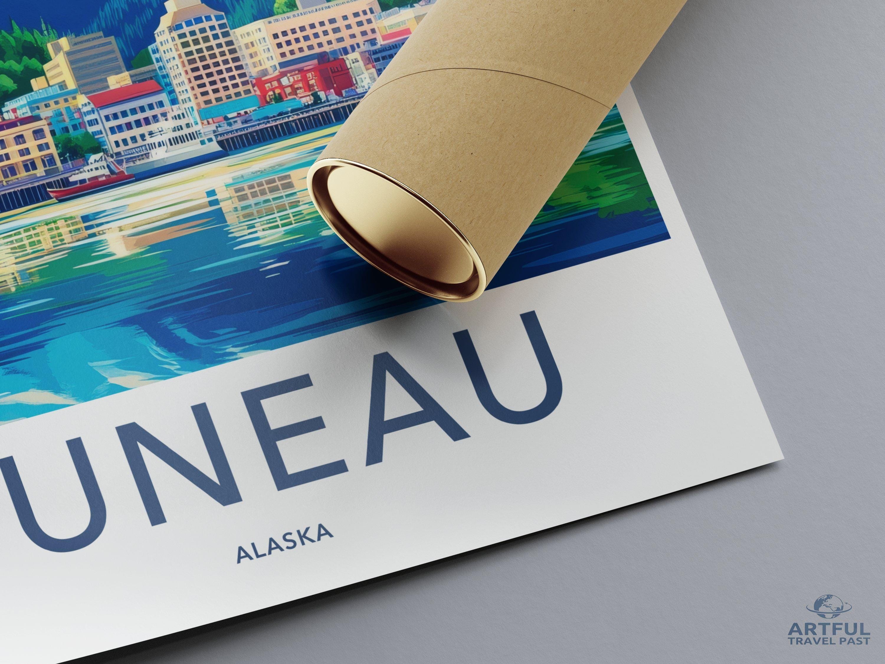 Juneau Poster - Alaska Wall Art