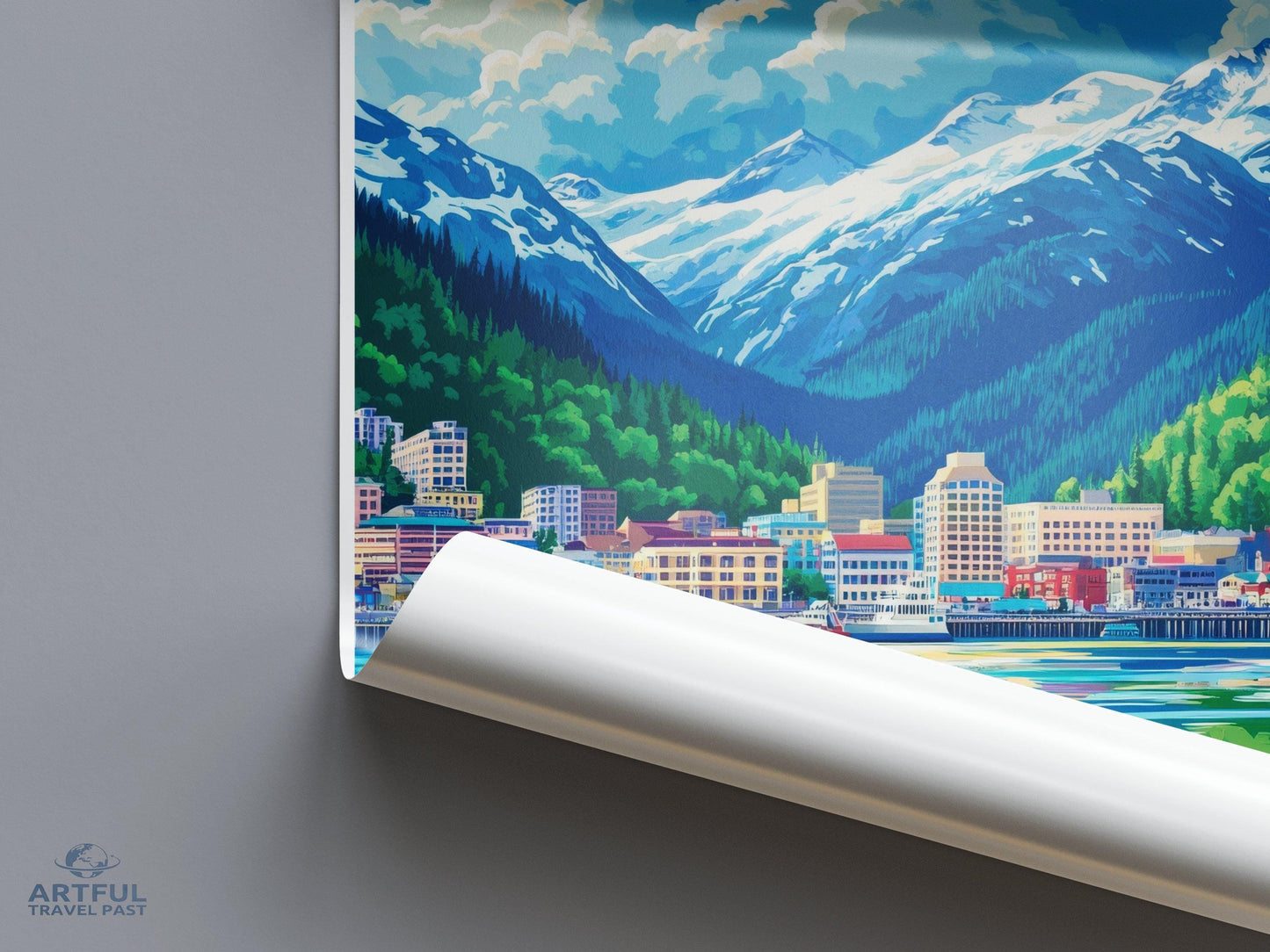 Juneau Poster - Alaska Wall Art