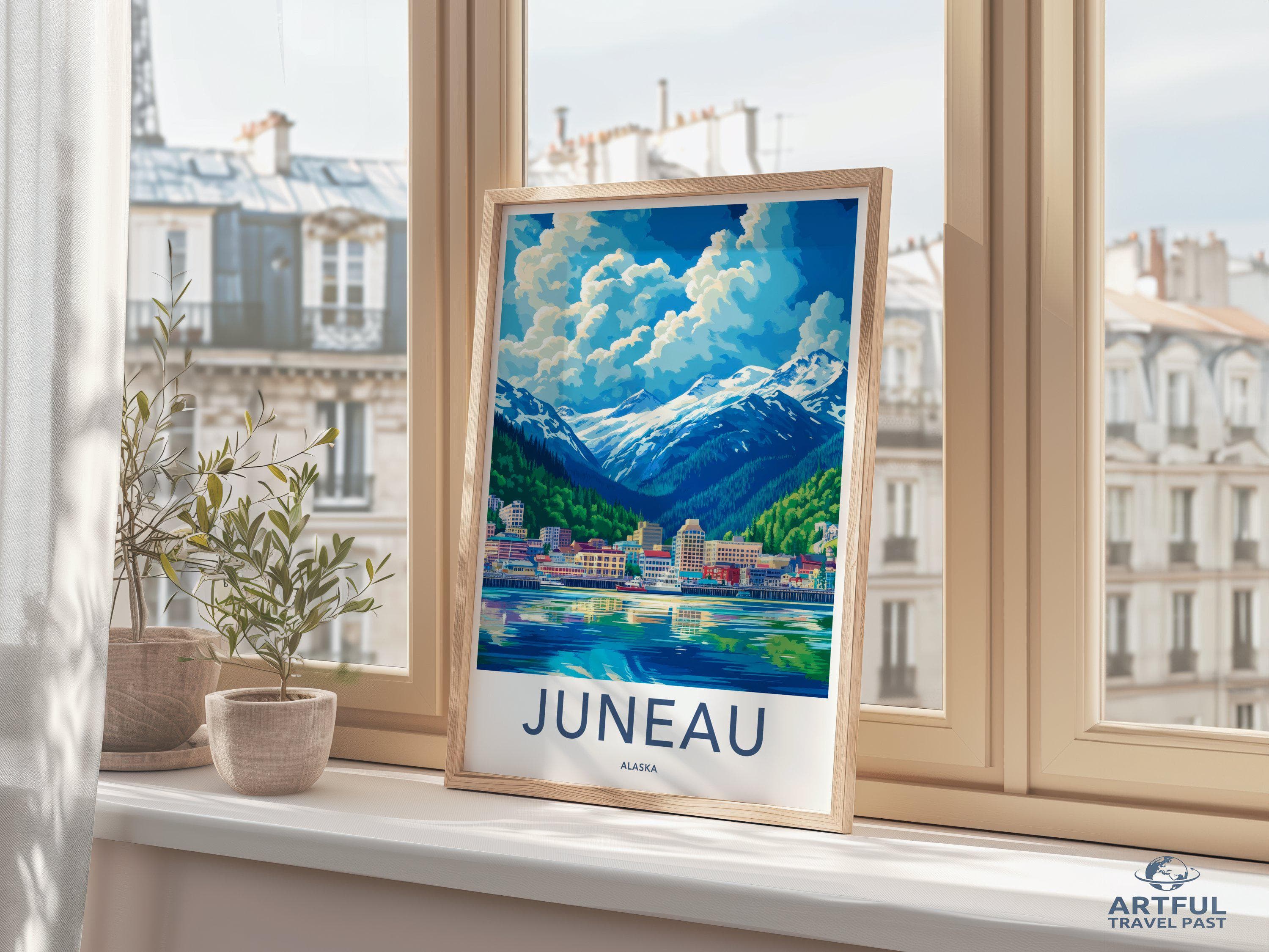 Juneau Poster - Alaska Wall Art