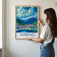 Juneau Poster - Alaska Wall Art