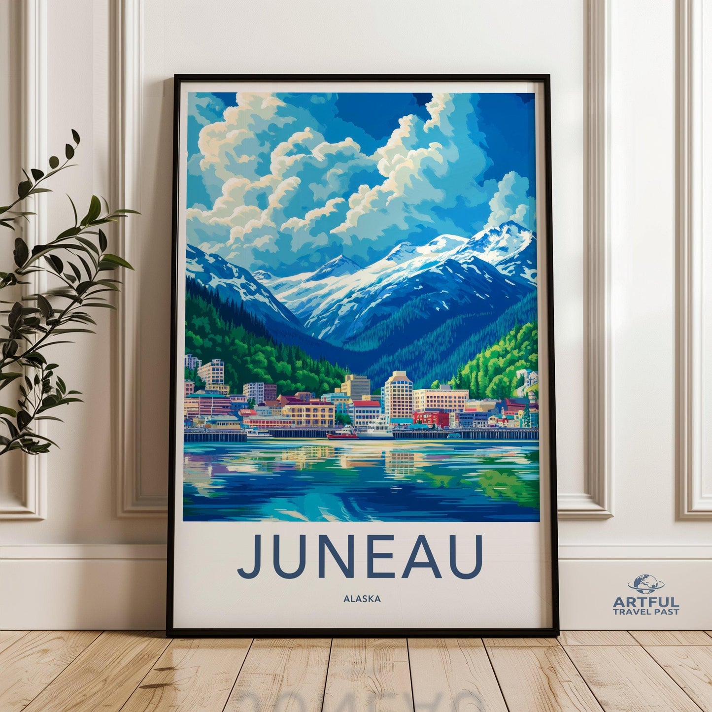 Juneau Poster - Alaska Wall Art