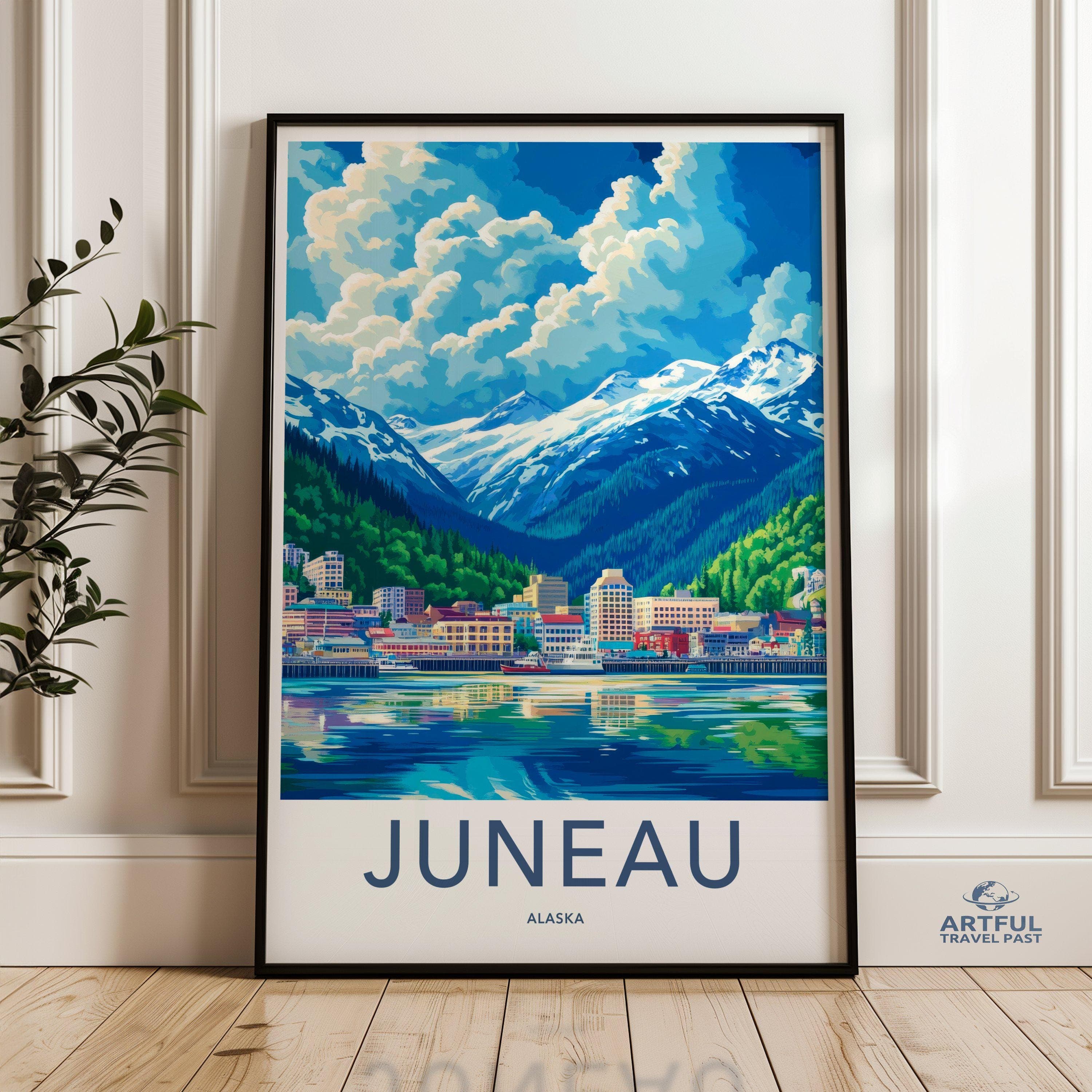 Juneau Poster - Alaska Wall Art