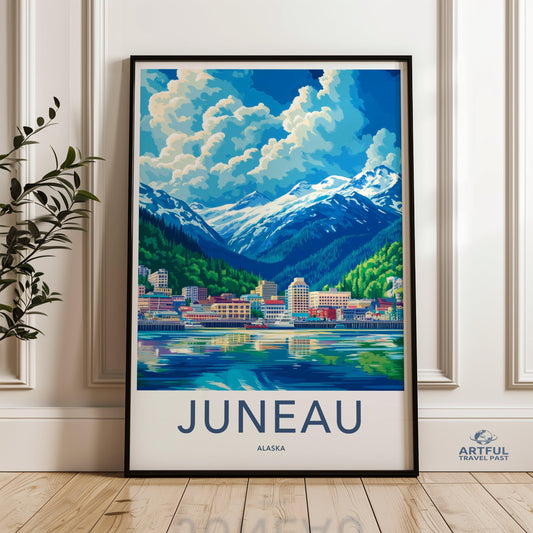 Juneau Poster - Alaska Wall Art