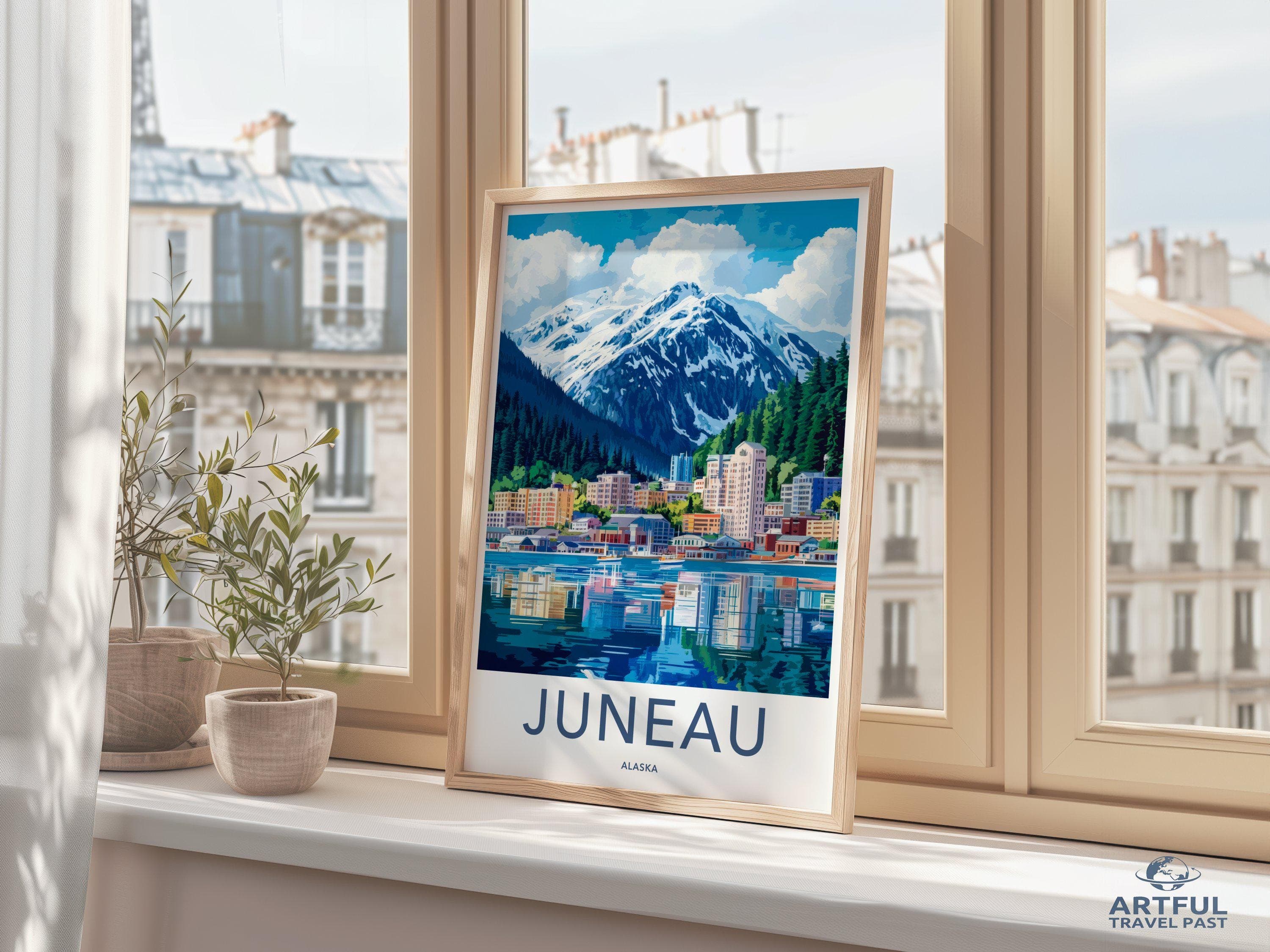 Juneau Poster - Alaska Wall Art