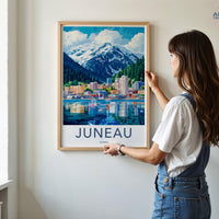 Juneau Poster - Alaska Wall Art