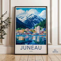 Juneau Poster - Alaska Wall Art