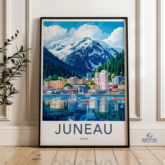 Juneau Poster - Alaska Wall Art