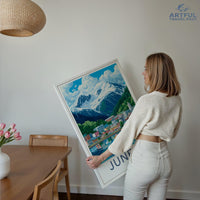 Juneau Poster | Alaska Wall Art | America Decor