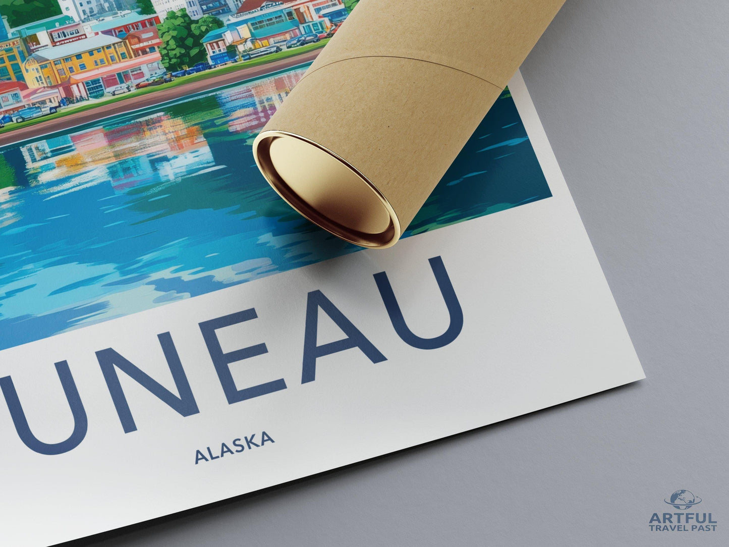 Juneau Poster | Alaska Wall Art | America Decor