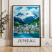 Juneau Poster | Alaska Wall Art | America Decor