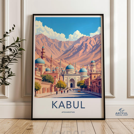 Kabul Poster - Afghanistan Wall Art