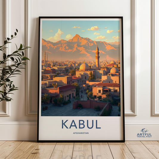 Kabul Poster - Afghanistan Wall Art