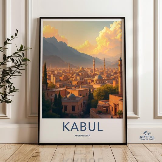 Kabul Poster - Afghanistan Wall Art