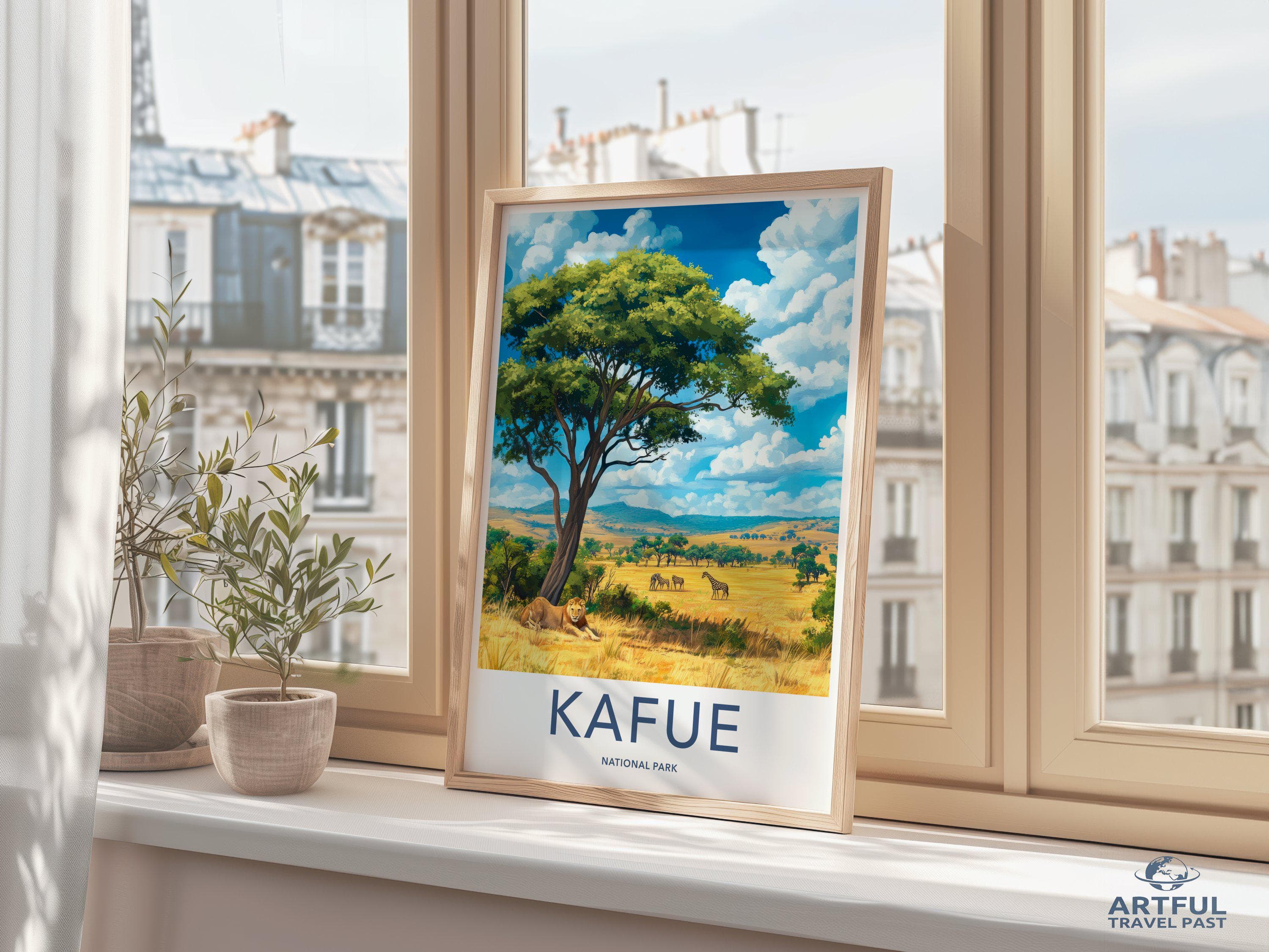 Kafue National Park Poster