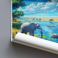 Kafue National Park Poster