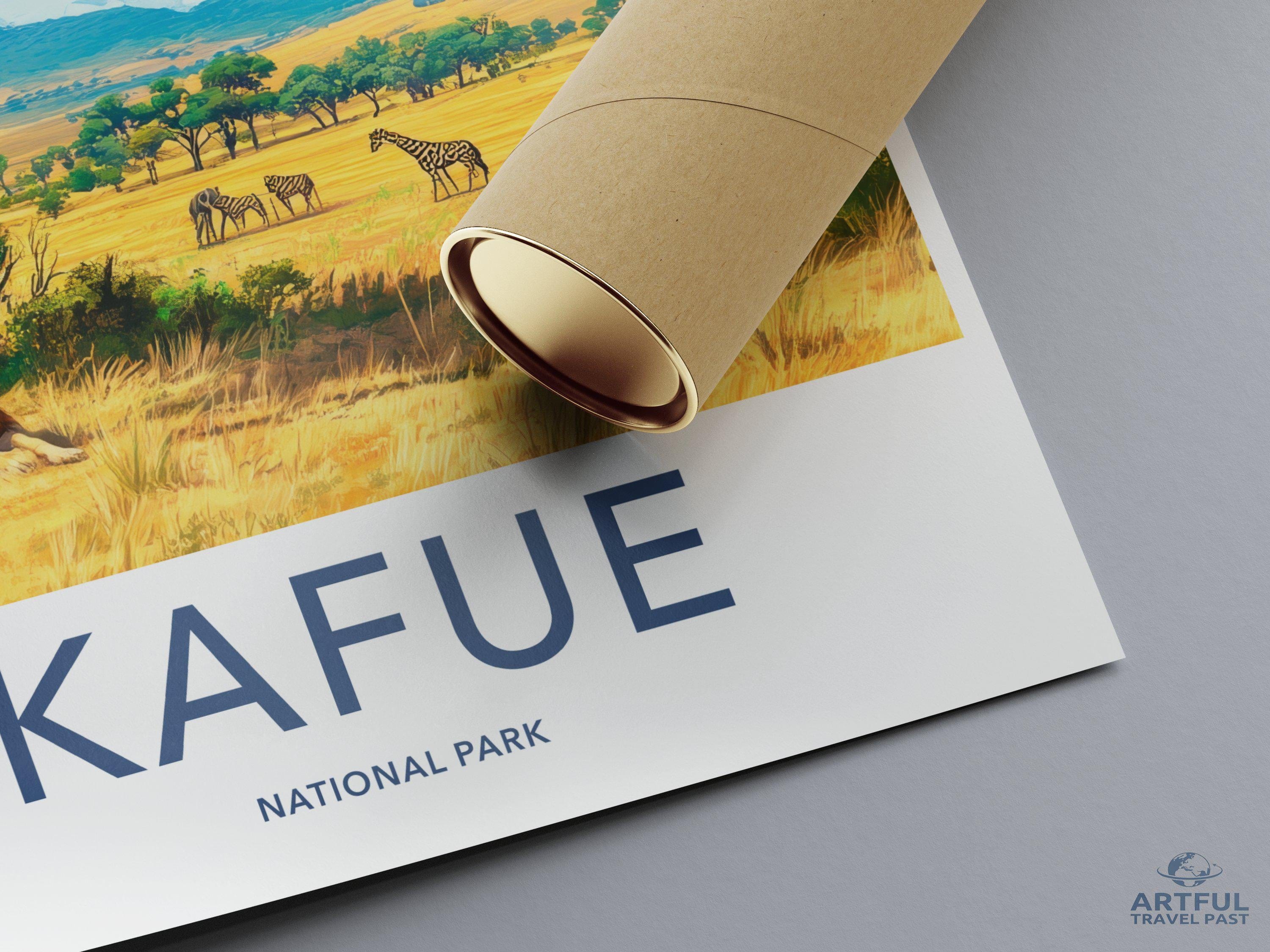 Kafue National Park Poster | Zambia Wall Art