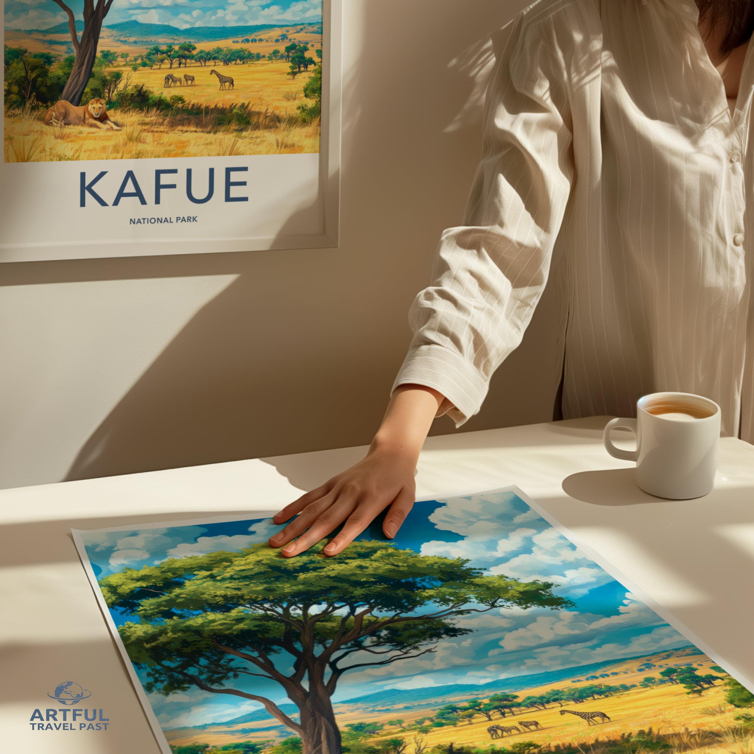 Kafue National Park Poster | Zambia Wall Art