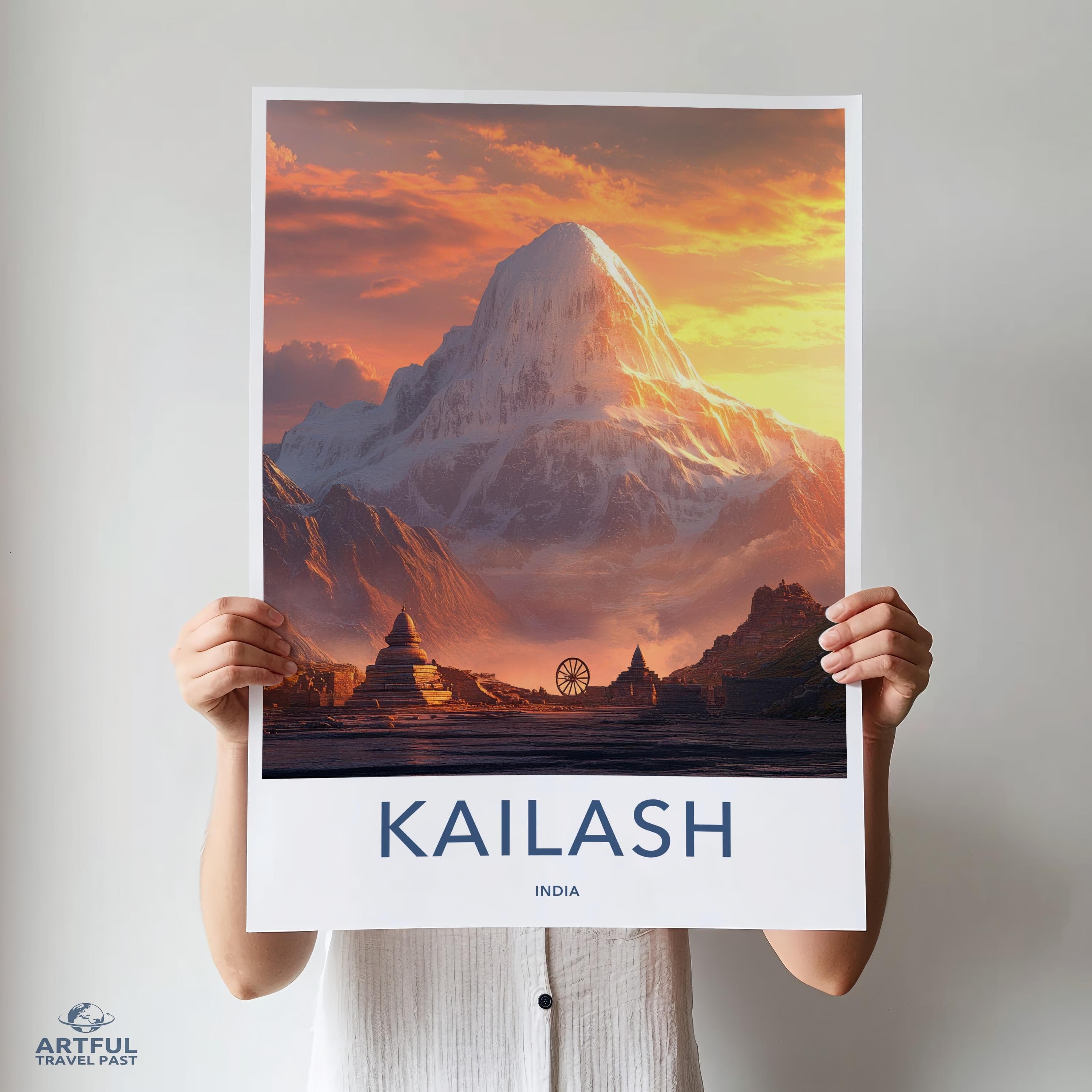 Kailash Poster - India Wall Art