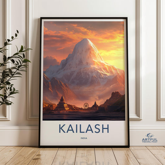Kailash Poster - India Wall Art