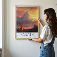 Kailash Poster - India Wall Art