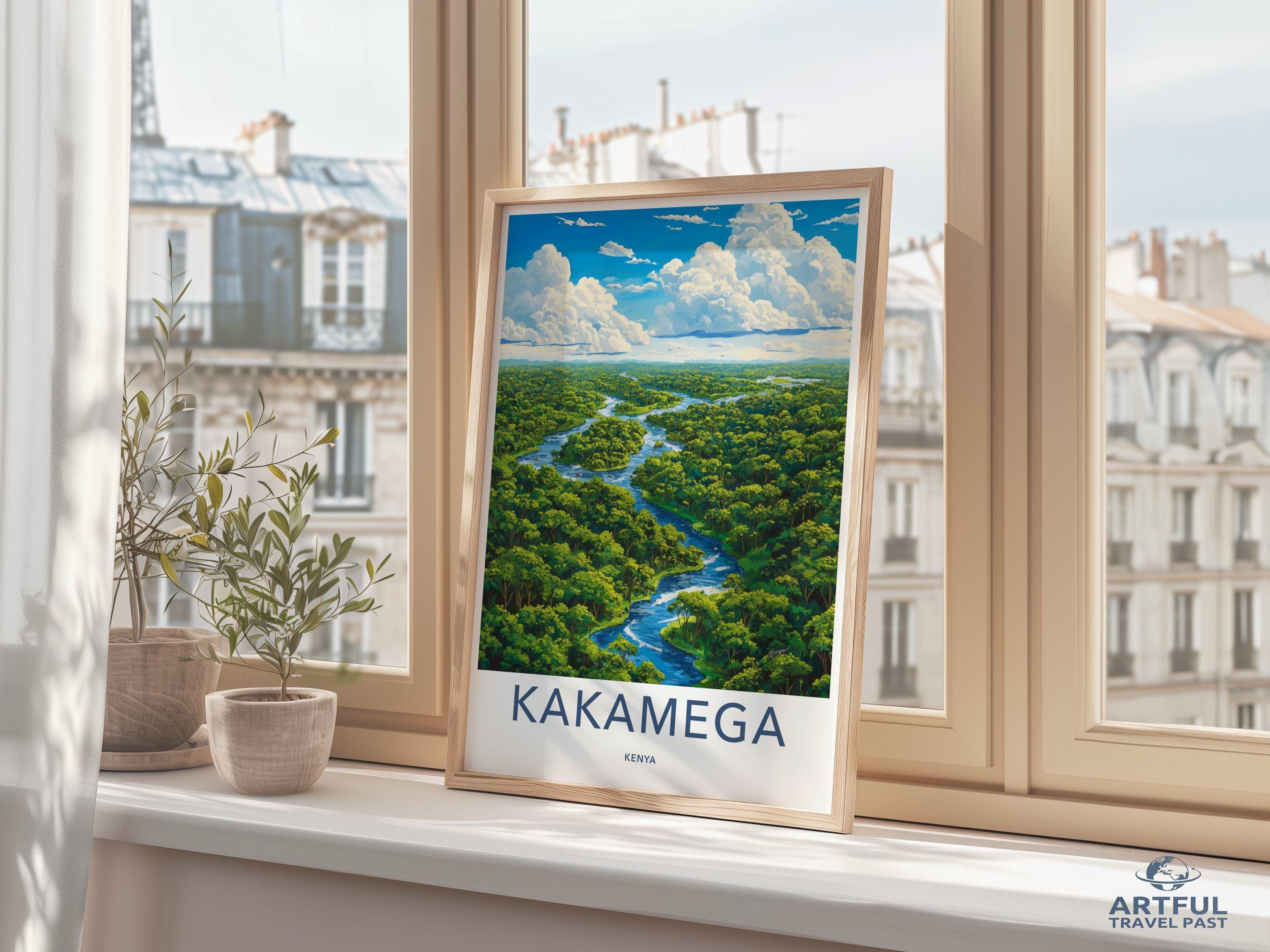 Kakamega Poster | Kenya Wall Art | Africa Nature Decor