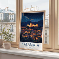 Kalamata Poster | Greece Wall Art | Balkans Decor