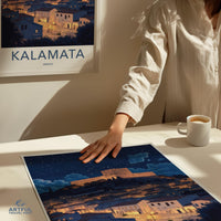 Kalamata Poster | Greece Wall Art | Europe Decor