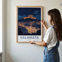 Kalamata Poster | Greece Wall Art | Europe Decor