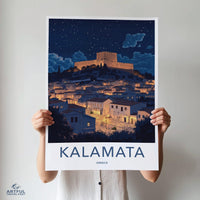 Kalamata Poster | Greece Wall Art | Europe Decor