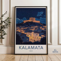 Kalamata Poster | Greece Wall Art | Europe Decor