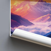 Kalanka Mountain Poster | India Wall Art | Bharat Art
