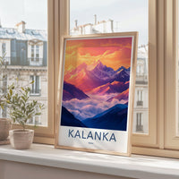 Kalanka Mountain Poster | India Wall Art | Bharat Art