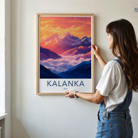 Kalanka Mountain Poster | India Wall Art | Bharat Art
