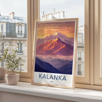 Kalanka Mountain Poster | India Wall Art | Nature Decor