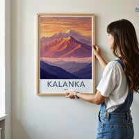 Kalanka Mountain Poster | India Wall Art | Nature Decor