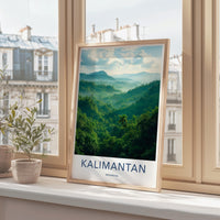 Kalimantan Poster - Indonesia Wall Art
