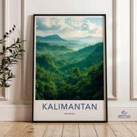 Kalimantan Poster - Indonesia Wall Art