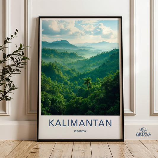 Kalimantan Poster - Indonesia Wall Art