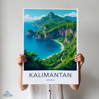 Kalimantan Poster - Indonesia Wall Art