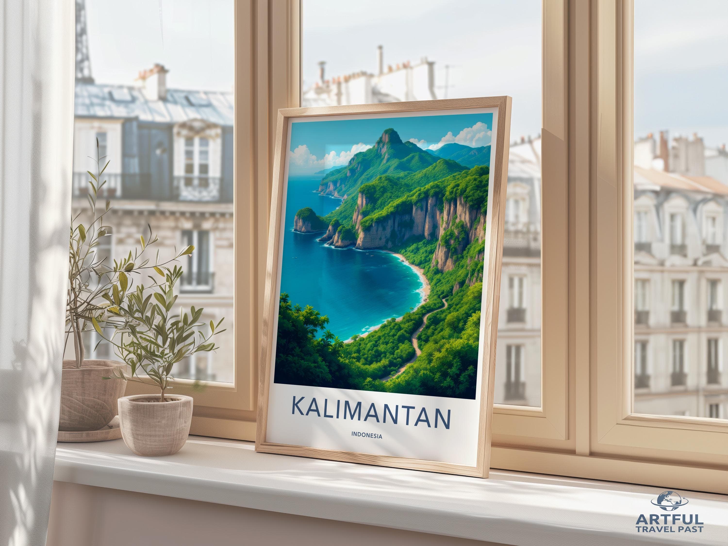 Kalimantan Poster - Indonesia Wall Art