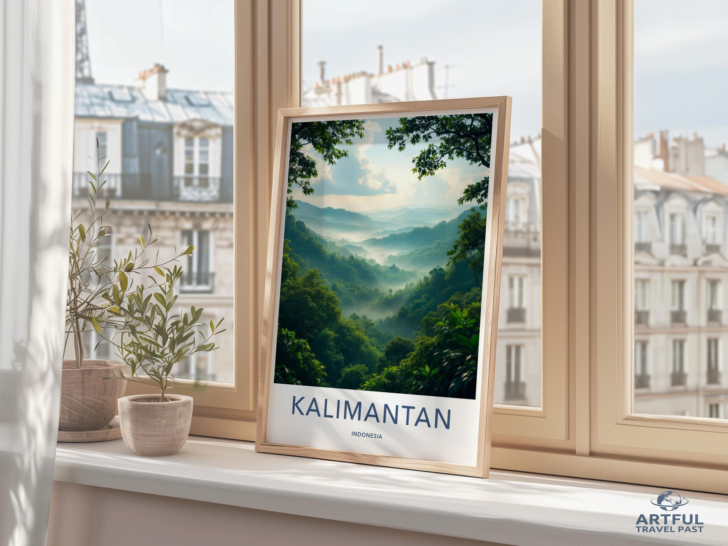 Kalimantan Poster - Indonesia Wall Art