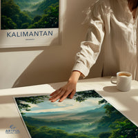 Kalimantan Poster - Indonesia Wall Art