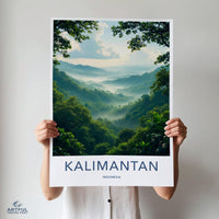Kalimantan Poster - Indonesia Wall Art