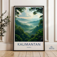 Kalimantan Poster - Indonesia Wall Art