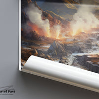 Kamchatka Poster | Russia Wall Art | Eastern Europe Decor