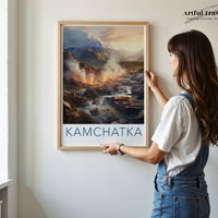 Kamchatka Poster | Russia Wall Art | Eastern Europe Decor