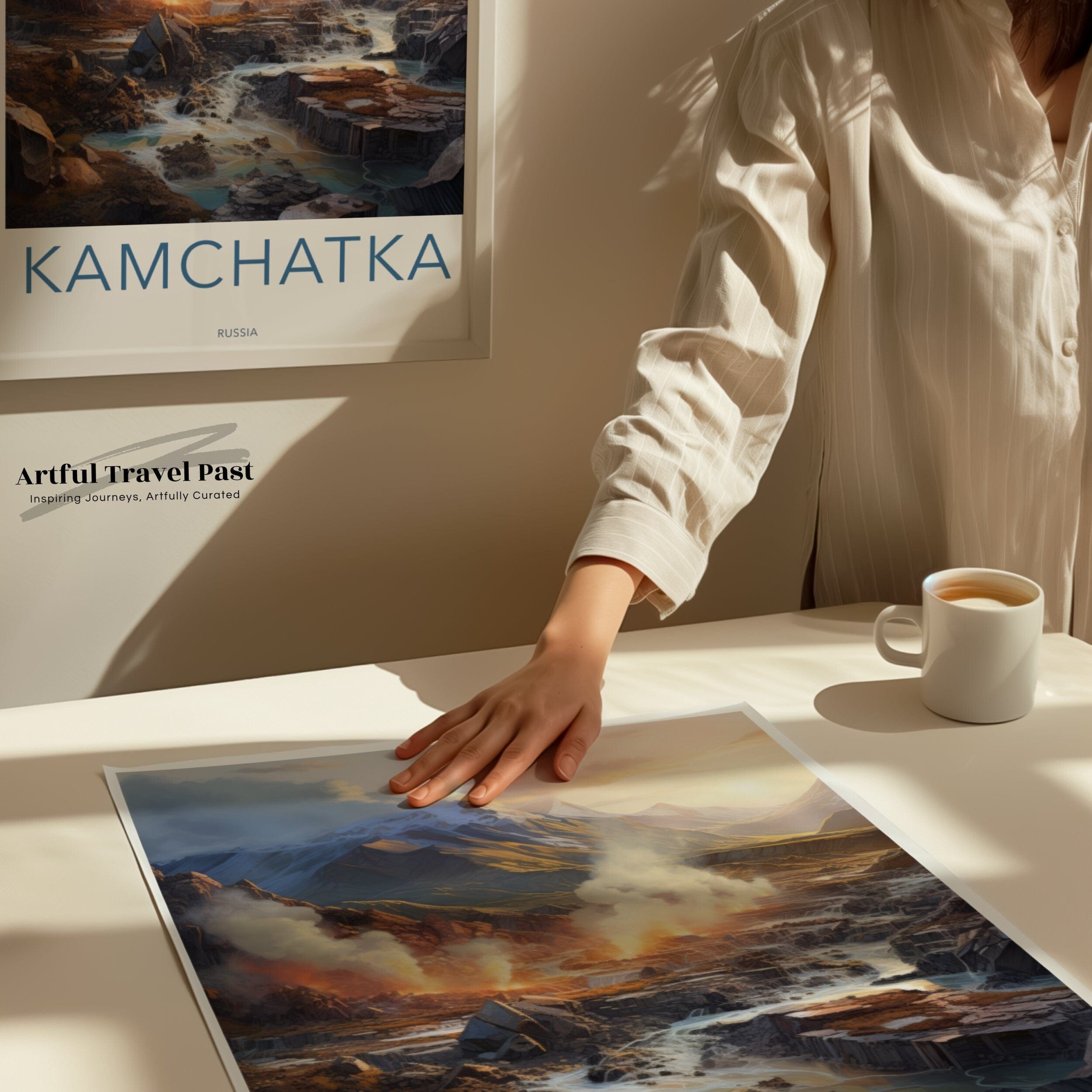 Kamchatka Poster | Russia Wall Art | Eastern Europe Decor