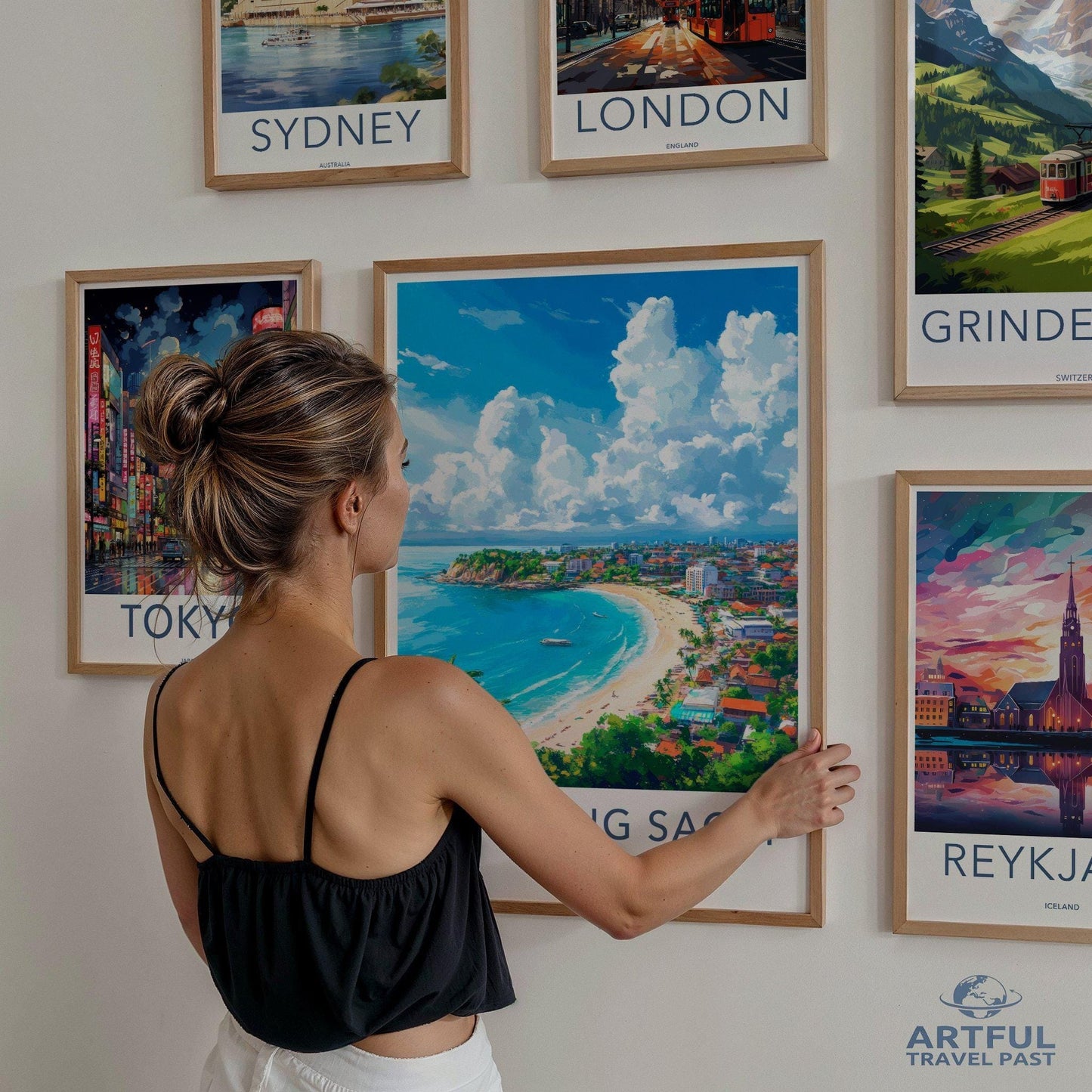 Kampong Saom Poster - Cambodia Wall Art
