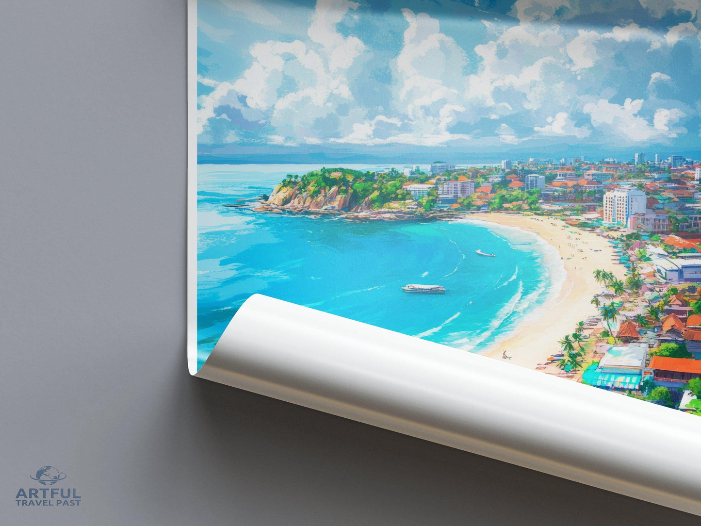 Kampong Saom Poster - Cambodia Wall Art