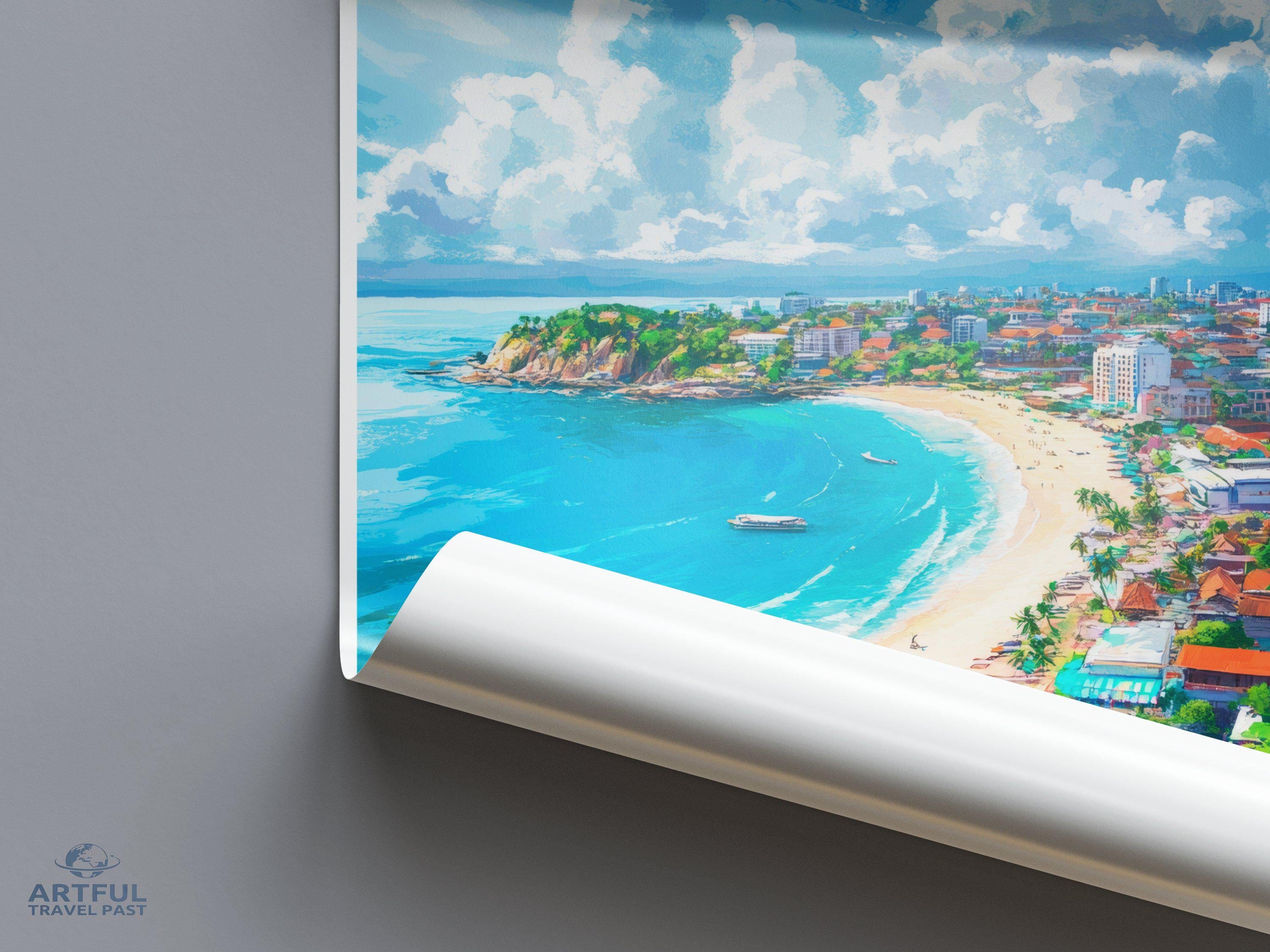 Kampong Saom Poster - Cambodia Wall Art